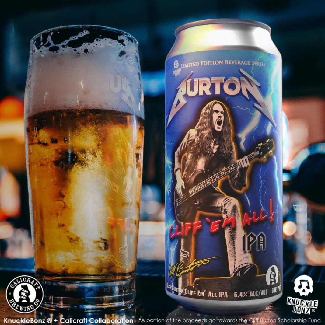 Rockaxis | Lanzan cerveza en honor a Cliff Burton